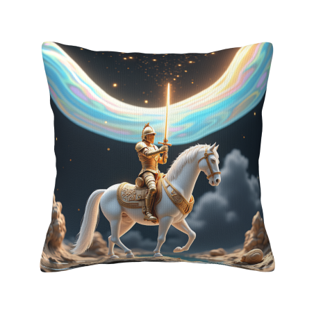Copri Cuscino in Peluche Cavaliere Guardiano - Okomall