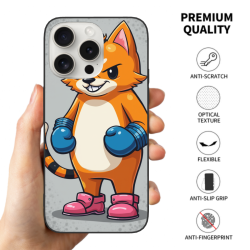 귀여운 고양이 휴대폰 케이스 - iPhone 15 Pro/Pro Max - okomall