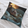 Aesthetic Girl Plush Pillow Cover - Okomall