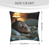 Aesthetic Girl Plush Pillow Cover - Okomall