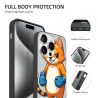 귀여운 고양이 휴대폰 케이스 - iPhone 15 Pro/Pro Max - okomall