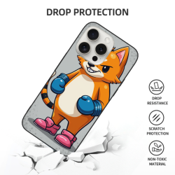 귀여운 고양이 휴대폰 케이스 - iPhone 15 Pro/Pro Max - okomall