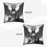 Fodera per cuscino in peluche Shadow Wolf - Okomall