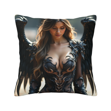 Exquisite Portrait Plush Pillow Cover - Okomall