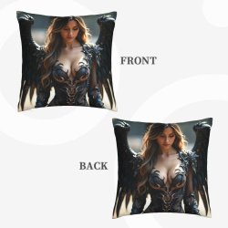 Exquisite Portrait Plush Pillow Cover - Okomall