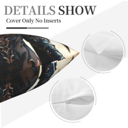 Exquisite Portrait Plush Pillow Cover - Okomall