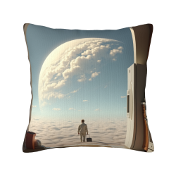 Housse de coussin en peluche de la série Traveler - Okomall