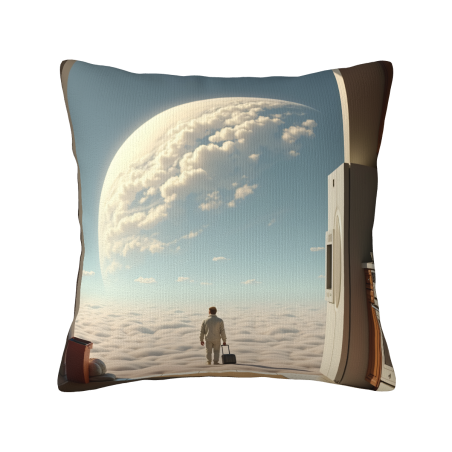 Funda de cojín de felpa de la serie Traveler - Okomall