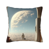 Funda de cojín de felpa de la serie Traveler - Okomall