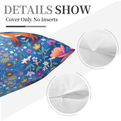 Funda de cojín de felpa de zorro del bosque - Okomall