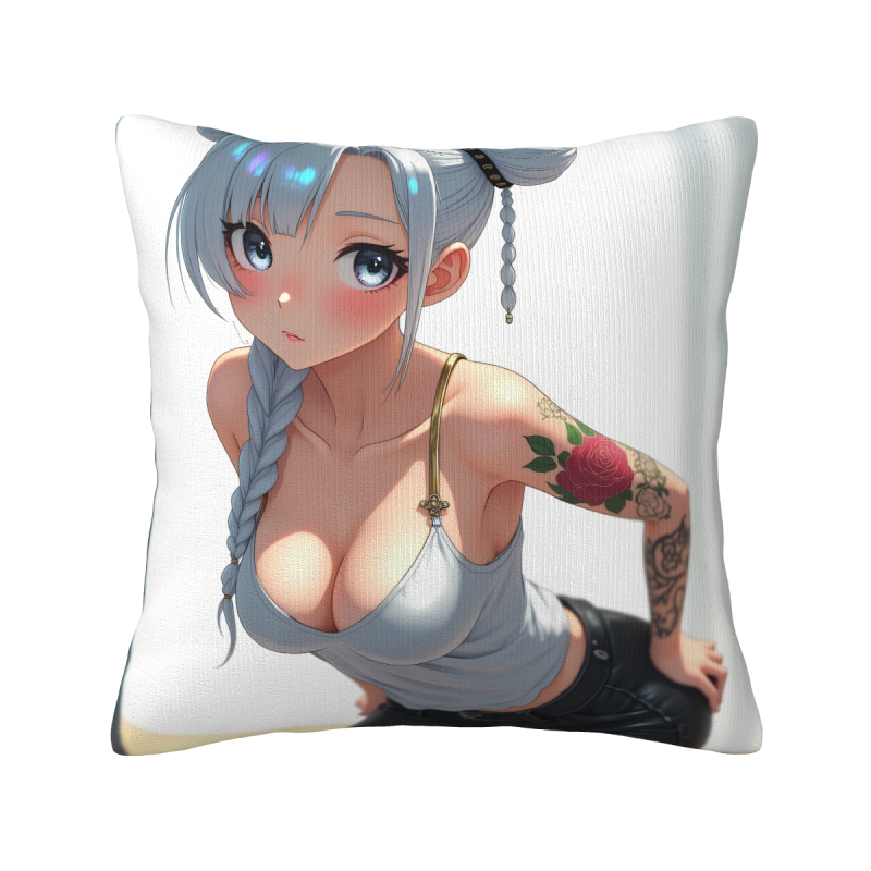 Housse de Coussin Peluche Anime Fille - Okomall