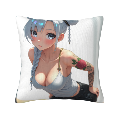 Housse de Coussin Peluche Anime Fille - Okomall