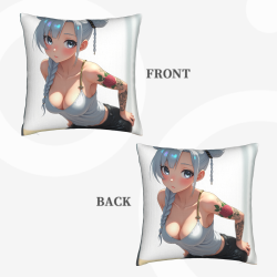 Housse de Coussin Peluche Anime Fille - Okomall