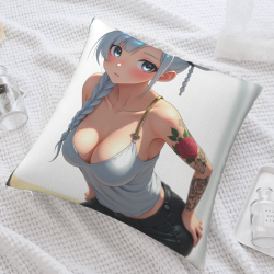 Housse de Coussin Peluche Anime Fille - Okomall