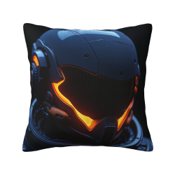 Federa cuscino in peluche stile cyberpunk - Okomall