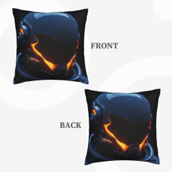 Housse de coussin en peluche style cyberpunk - Okomall