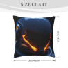 Housse de coussin en peluche style cyberpunk - Okomall