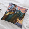 무사 쿠션 커버 - 18x18인치 | Okomall