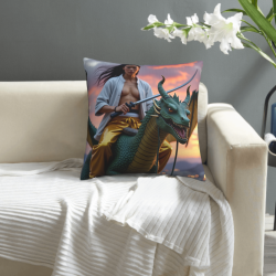 غطاء وسادة محارب - 18 × 18 بوصة | Okomall