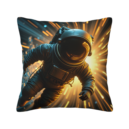 Housse de Coussin en Peluche Motif Tourbillon Galactique - Okomall