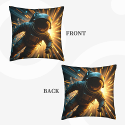 Funda de Almohada de Peluche con Diseño de Remolino Galáctico - Okomall