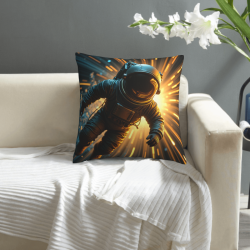 Funda de Almohada de Peluche con Diseño de Remolino Galáctico - Okomall