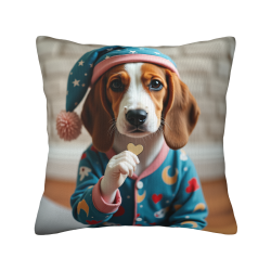Coussin décoratif en peluche Corgi adorable - Okomall