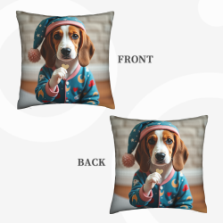 可愛柯基犬毛絨抱枕套 - Okomall