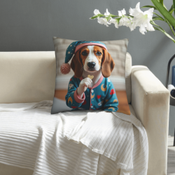 可愛柯基犬毛絨抱枕套 - Okomall