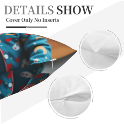 Coussin décoratif en peluche Corgi adorable - Okomall