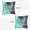 Housse de coussin en peluche à double face 'Rêverie' - Okomall