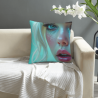 Housse de coussin en peluche à double face 'Rêverie' - Okomall
