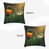 Housse de coussin en peluche à motifs de perles magiques - Okomall