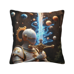 Funda de Almohada de Peluche Caballero Estelar - Okomall