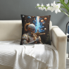 Fodera di Cuscino in Peluche Cavaliere Stellare - Okomall