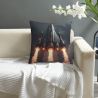 Futuristic Fighter Jet Plush Pillow Cover - Okomall