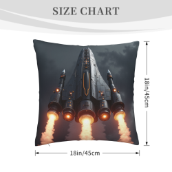 Funda de Almohada de Peluche de Caza Futuro - Okomall
