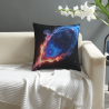 غطاء وسادة فروي بنمط اللهب - 18 × 18 بوصة | OKOMALL