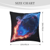 Housse de coussin à texture de flamme - 18x18 pouces | OKOMALL