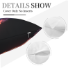 غطاء وسادة فروي بنمط اللهب - 18 × 18 بوصة | OKOMALL