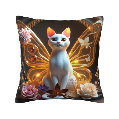 Dreamy Floral Plush Pillow Cover - Okomall