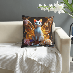 Dreamy Floral Plush Pillow Cover - Okomall