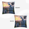 Funda de Almohada de Peluche con Diseño de Dragón del Bosque Encantado - Okomall