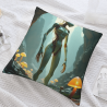 Funda de Almohada de Peluche de Doble Cara Bosque de los Sueños - Okomall