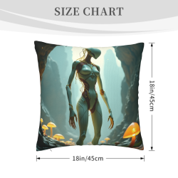 Dream Forest Double-Sided Plush Pillow Cover - Okomall