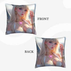 Housse de coussin en peluche Magical Girl - Okomall