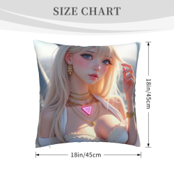 Funda de cojín de peluche de Magical Girl - Okomall