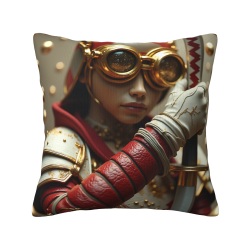 Housse de coussin en peluche style steampunk - Okomall