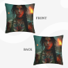 Housse de Coussin Peluche Mystérieuse Adolescente - Okomall