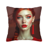 Exquisite Portrait Plush Throw Pillow Cover - Okomall